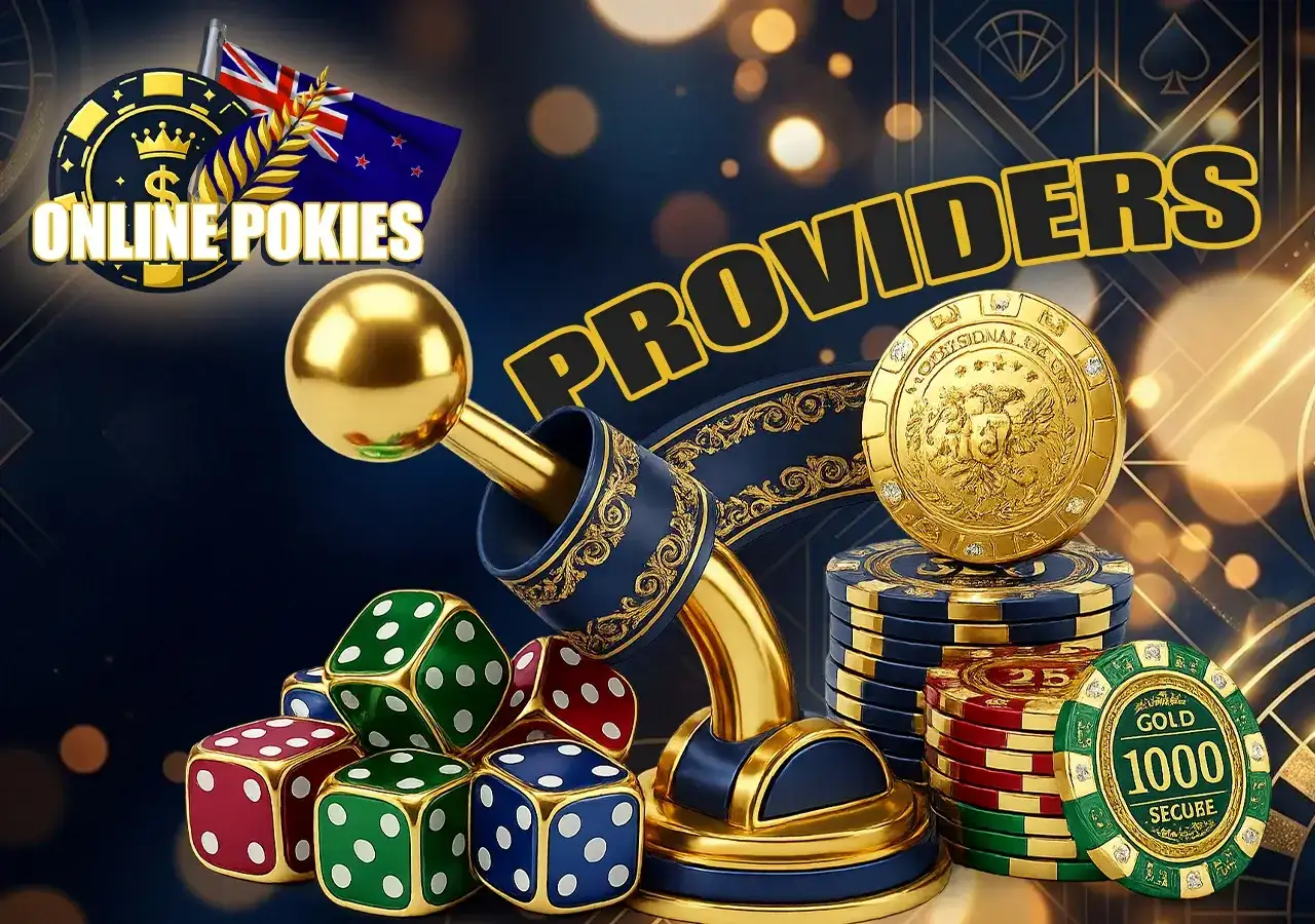 Top software providers and variety of online pokies in New Zealand